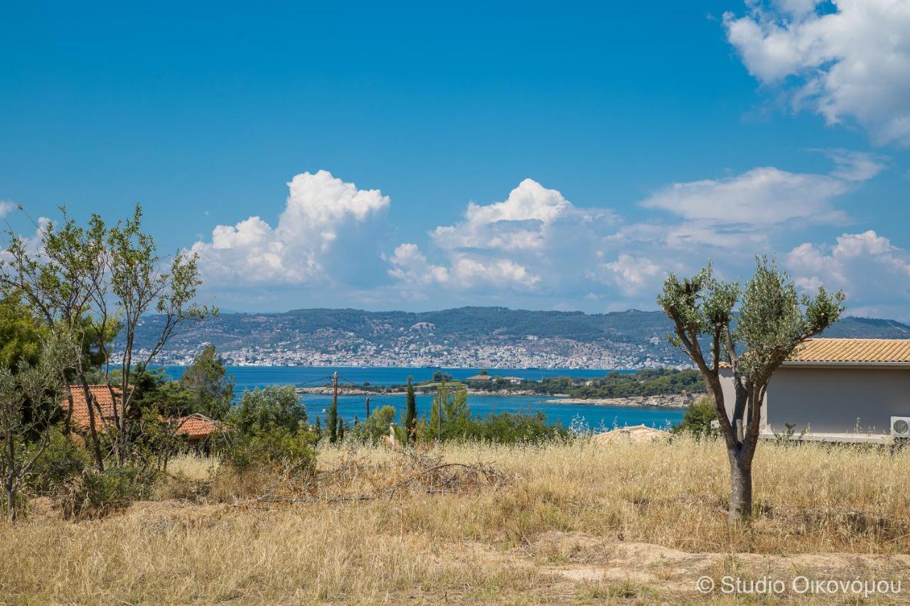 Gerani Maison Agios Aimilianos Beautiful View Pórto Héli Kültér fotó
